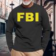 Fbi ハロウィン おもしろコスチューム 長袖Tシャツ 高齢者への贈り物