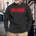 Fire And Rescue 消防士 コスチューム ユニフォーム 長袖Tシャツ 高齢者への贈り物