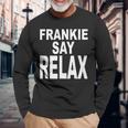 Frankieay Relax レトロ ヴィンテージ 長袖Tシャツ 高齢者への贈り物