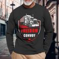 Freedom Convoy United Canada Truckers 長袖Tシャツ 高齢者への贈り物