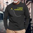 I Have Potentialcience And Physics Gag Pun 長袖Tシャツ 高齢者への贈り物