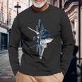 G's Up、戦闘機f-22、ジェット&飛行機好きに。 長袖Tシャツ 高齢者への贈り物