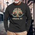 Gibsons ブリティッシュコロンビア サンダーバード バードウォッチング 長袖Tシャツ 高齢者への贈り物