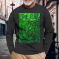 The Glob ビンテージ映画ポスター ホラー ゴス ハロウィン 長袖Tシャツ 高齢者への贈り物