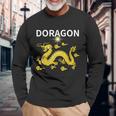 Goldendoragon Good Luck 開運アップ 龍 長袖Tシャツ 高齢者への贈り物
