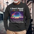 Googleを検索する必要はありません。Chatgptはすべてを知っています。 長袖Tシャツ 高齢者への贈り物