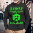 Green Biohazard 危険物 コスチューム キッズ メンズ 長袖Tシャツ 高齢者への贈り物