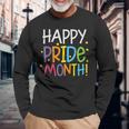 Happy Pride Month レインボー ゲイプライド アリー Lgbt メンズ レディース キッズ 長袖Tシャツ 高齢者への贈り物