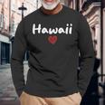 Hawaii I Love Hawaii Classic 長袖Tシャツ 高齢者への贈り物