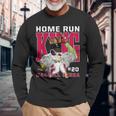 Home Run King Marcell Ozuna Atlanta Mlbpa 長袖Tシャツ 高齢者への贈り物