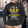 I'm Dad And Attorney Fun Happy 父の日 長袖Tシャツ 高齢者への贈り物