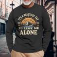 It's A Beautiful Day To Leave Me Alone Inrovert 長袖Tシャツ 高齢者への贈り物