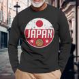 Japan Basketball Flag Jerseyupporter Nippon Fan 長袖Tシャツ 高齢者への贈り物