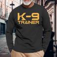 K-9 K9 ドッグハンドラー トレーナー 警察 セキュリティ ハロウィン 長袖Tシャツ 高齢者への贈り物