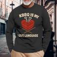 Kbbq 韓国料理 面白い 食通 K ドラマ デート プルコギ 長袖Tシャツ 高齢者への贈り物