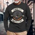 Kinda Fit Mostly Fat Fitness 面白いジムワークアウト 長袖Tシャツ 高齢者への贈り物