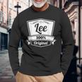 Lee ギフトシャツLee 名前入りバースデーtシャツ 長袖Tシャツ 高齢者への贈り物