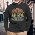 Legendince April 1967Intage 58Th Birthday Made In 1967 長袖tシャツ 長袖Tシャツ 高齢者への贈り物