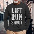 Lift Runhoot Fitness ファニー 長袖Tシャツ 高齢者への贈り物