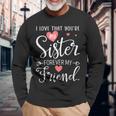 I Love That You're Myister Always Myis Forever My Friend 長袖Tシャツ 高齢者への贈り物