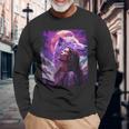 I Love Wolves ビンテージ ネイティブアメリカン 長袖Tシャツ 高齢者への贈り物