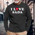 I Loveada マッチング 彼女&彼氏 佐田名 長袖Tシャツ 高齢者への贈り物