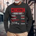 Mechanics Auto Mechanics メカニック 時給 カーメカニック 長袖Tシャツ 高齢者への贈り物