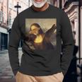 Mona Lisa 水玉 長袖Tシャツ 高齢者への贈り物