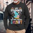 Mytudents Are Eggs Tremelymart イースターの日の先生 長袖Tシャツ 高齢者への贈り物
