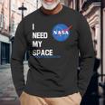 I Need Mypace Nasaケネディスペースセンター Nasaシャツ 長袖Tシャツ 高齢者への贈り物