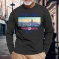 New York Citykyline New York New York City 長袖Tシャツ 高齢者への贈り物