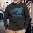 Northhore ハワイ ハワイアン ウミガメ タトゥー トライバルビーチ 長袖Tシャツ 高齢者への贈り物