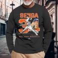 Number And Portrait Kodaienga New York Mlbpa 長袖Tシャツ 高齢者への贈り物