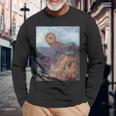 Odilon Redonによるサイクロプスの有名なアートワーク。 長袖Tシャツ 高齢者への贈り物