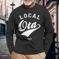 Ota Local 大田区ローカル 故郷 長袖Tシャツ 高齢者への贈り物