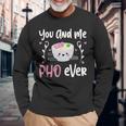 Phoho アジアンヌードル 長袖Tシャツ 高齢者への贈り物