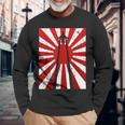Pilot Plane Airport Air Traffic Controller Risingun Flag 長袖Tシャツ 高齢者への贈り物