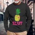 Pineapplelut Tバック 長袖Tシャツ 高齢者への贈り物