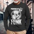 Powered By Funk Music 70年代 & 80年代 ビニール 長袖Tシャツ 高齢者への贈り物