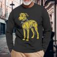 Rocker Greyhound パンクメタルロックンロールミュージックドッグ 長袖Tシャツ 高齢者への贈り物