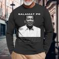 Salamat Po Prrd ありがとう社長ドゥテルテ・ピノイピネー 長袖Tシャツ 高齢者への贈り物
