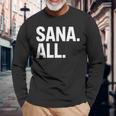 Sana All Filipinolang Phrase Pinoy Meme レディース メンズ 長袖Tシャツ 高齢者への贈り物