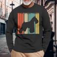 Schnauzer シュナウザー 長袖Tシャツ 高齢者への贈り物