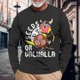 Seeds Oralhalla バイキング オウム 桃の顔 ルティーノ ラブバード 長袖Tシャツ 高齢者への贈り物