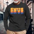 Snus 90年代デザイン チュアブルツール 長袖Tシャツ 高齢者への贈り物