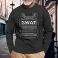 Swat ベスト 警察 ユニフォーム ハロウィンコスチューム 面白い 長袖Tシャツ 高齢者への贈り物
