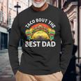 Taco Bout The Best Dad Ever 父の日 長袖Tシャツ 高齢者への贈り物