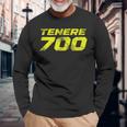 Tenere T7 アドベンチャー ヴィンテージ バイク 長袖Tシャツ 高齢者への贈り物