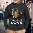 This Is Love And Tan チワワ犬 長袖tシャツ 長袖Tシャツ 高齢者への贈り物