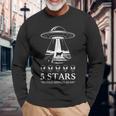 Ufo 牛誘拐牛 5つ星が再び誘拐するおみやげ 長袖Tシャツ 高齢者への贈り物